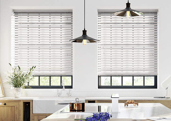 Ecowood, Porcelain Grey Satin - Venetian Blind - Image 3